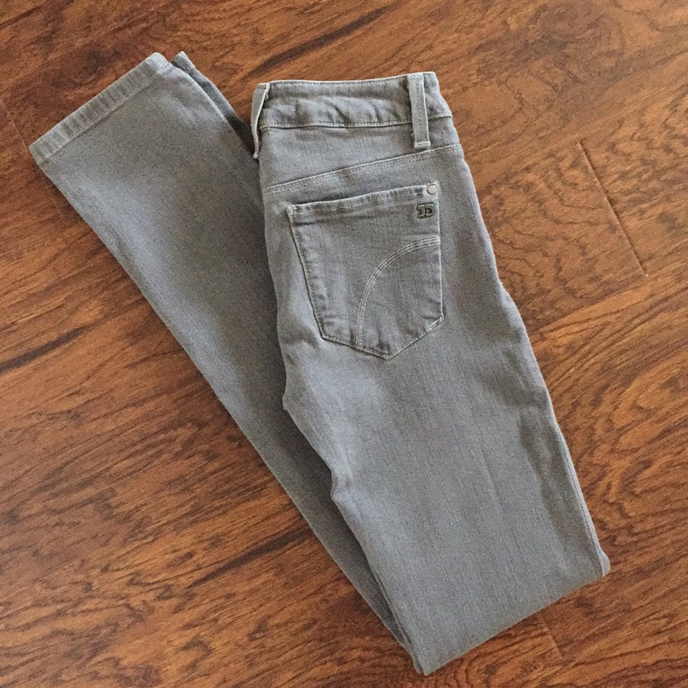 Joe's Grey Jeans The Honey Straight Leg 24 Pencil